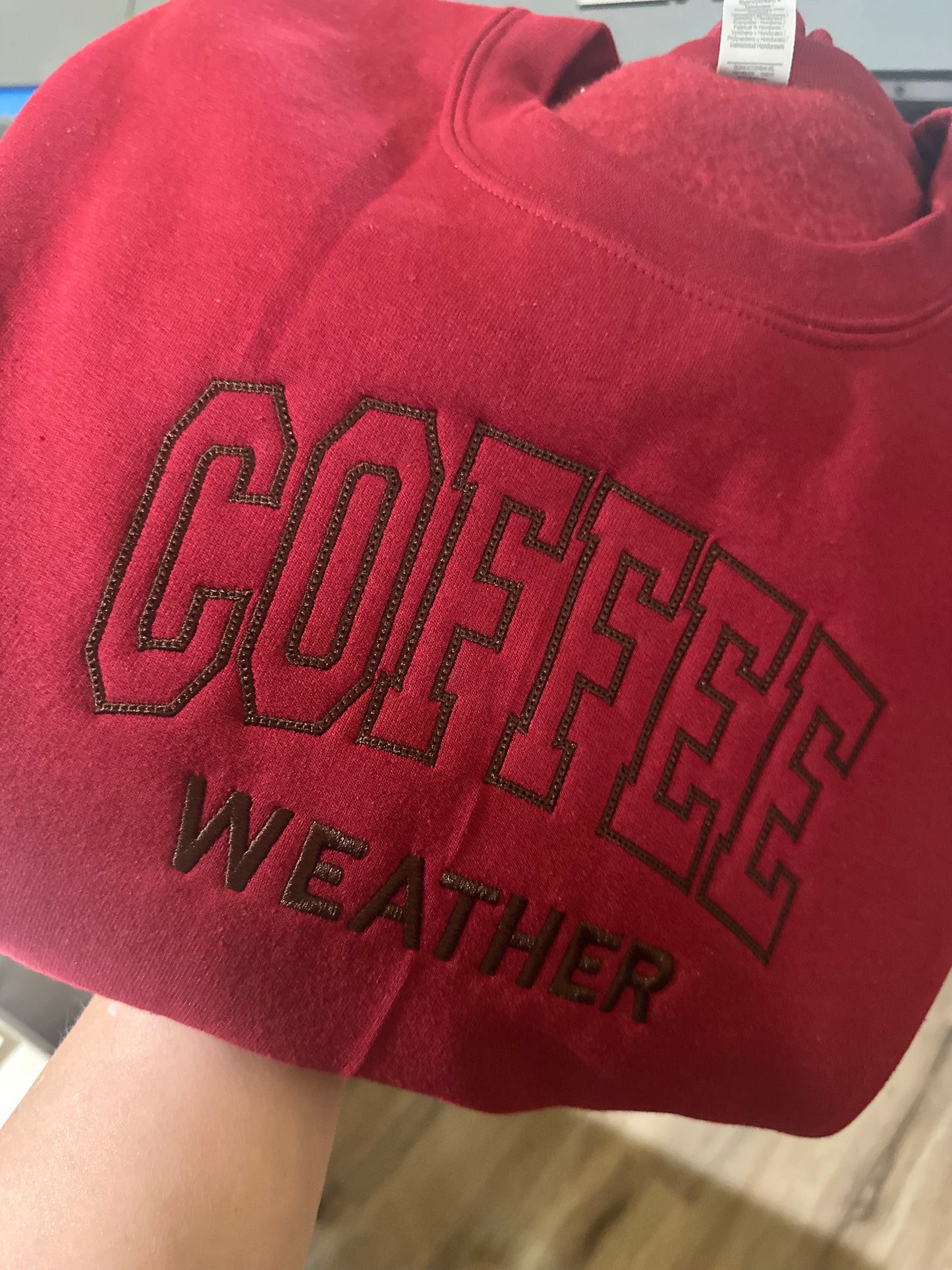 Coffee weather sweatshirt