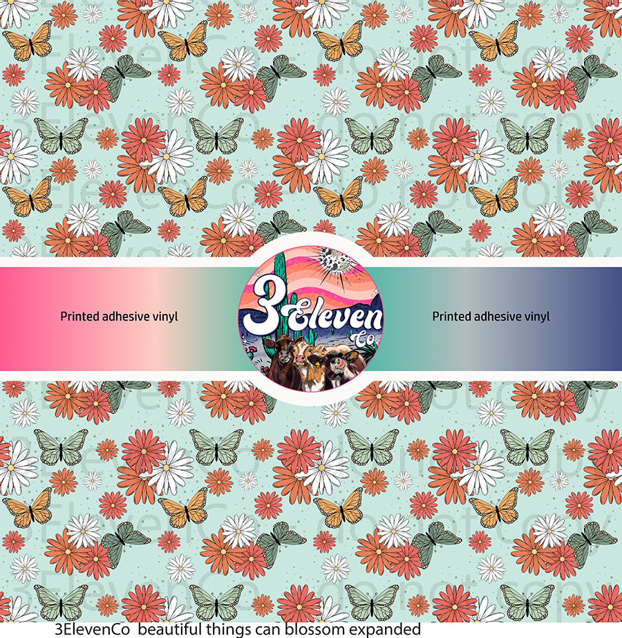 beautiful things can bloom vinyl sheet | decal | UV DTF | DTF print