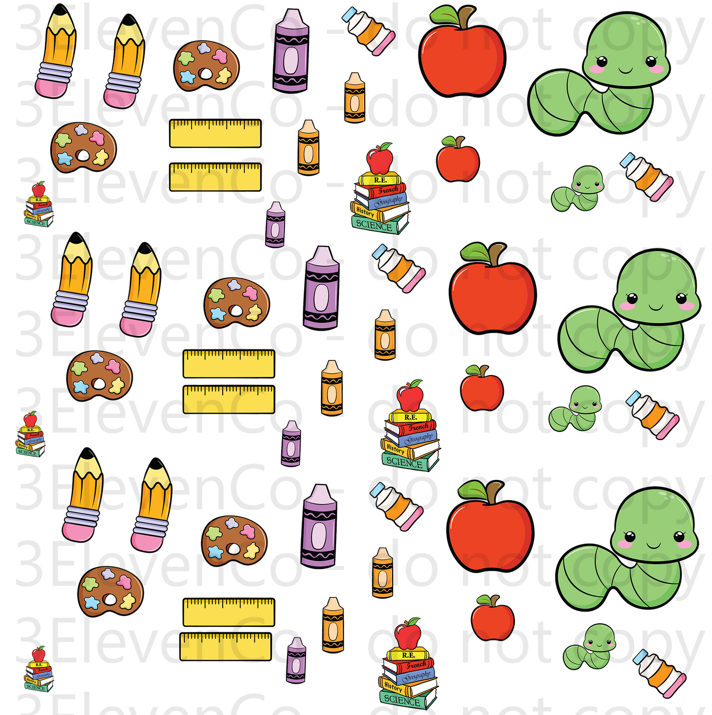2025 school element sheet UV DTF