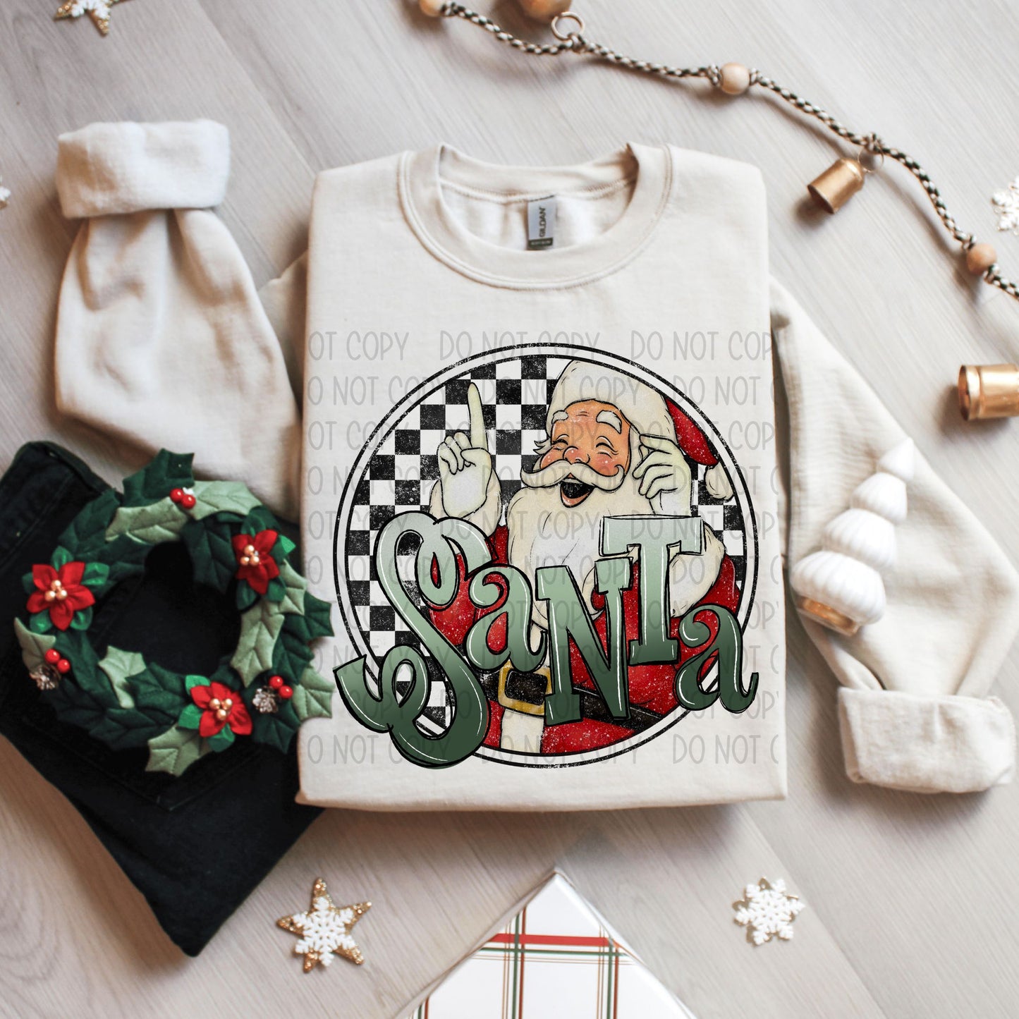 SANTA Christmas sweatshirt