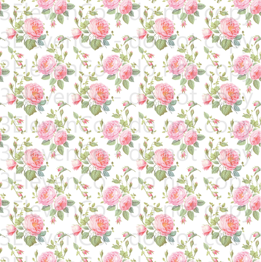 2025 blush florals UV DTF