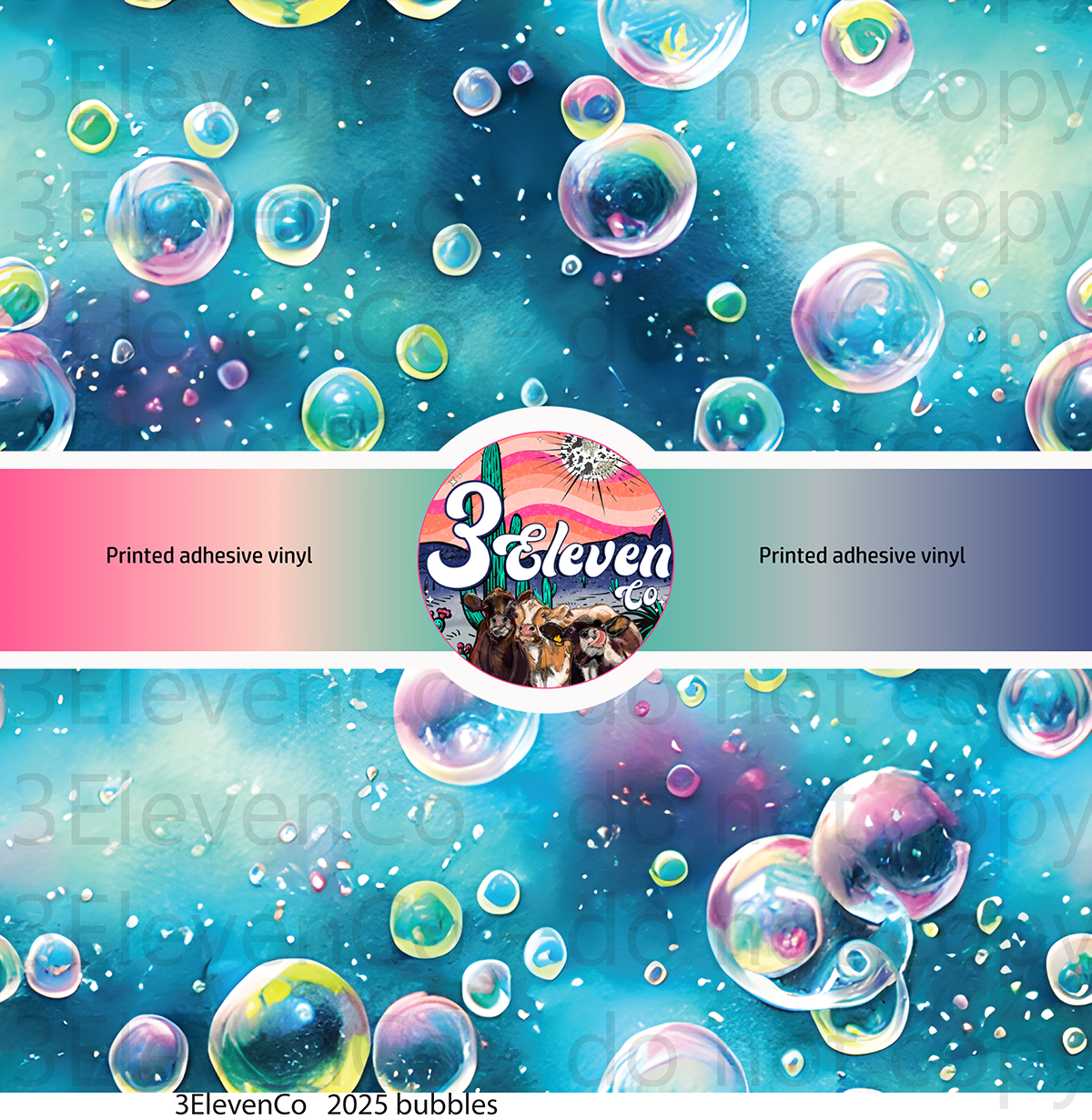 2025 bubbles vinyl sheet