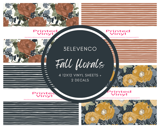 2023 fall floral sheets