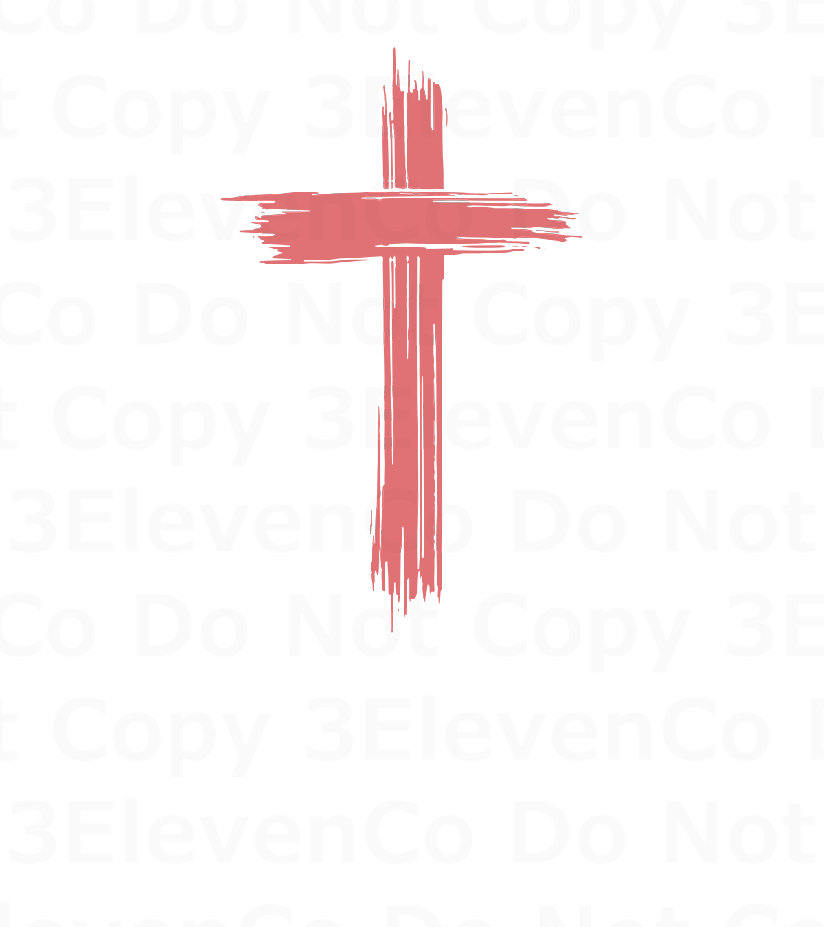 ED 2024 pink cross vinyl decal | UV DTF decal | DTF print