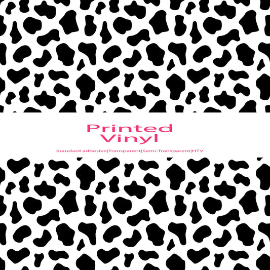 Black & white animal print collection vinyl sheet