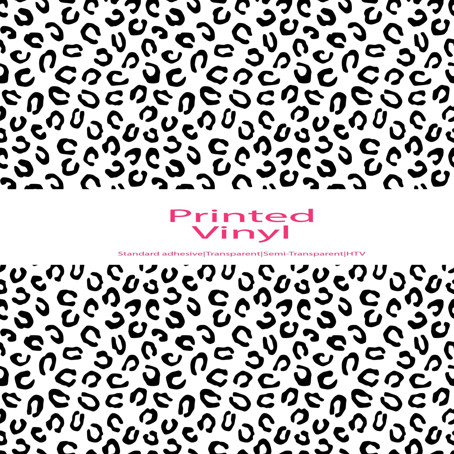 Black & white animal print collection vinyl sheet