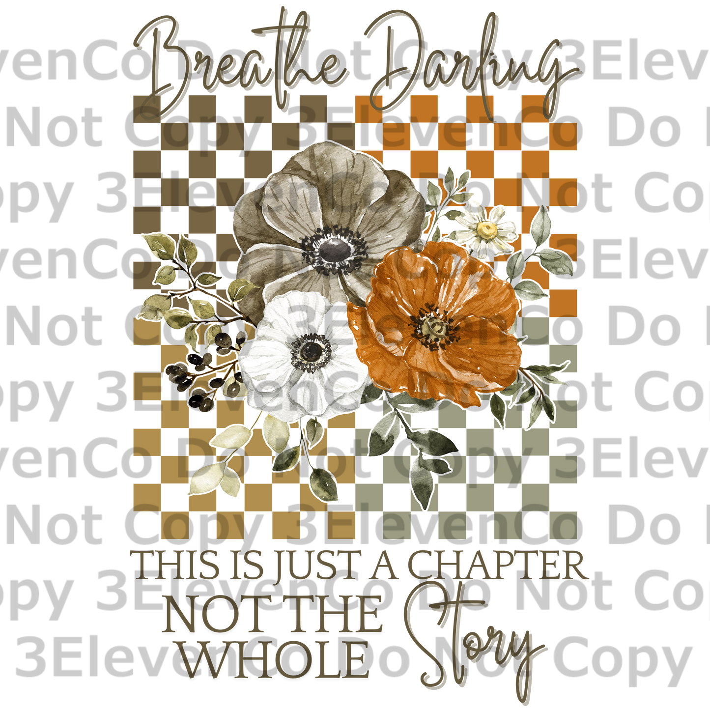 breathe darling vinyl decal | UV DTF decal | DTF print