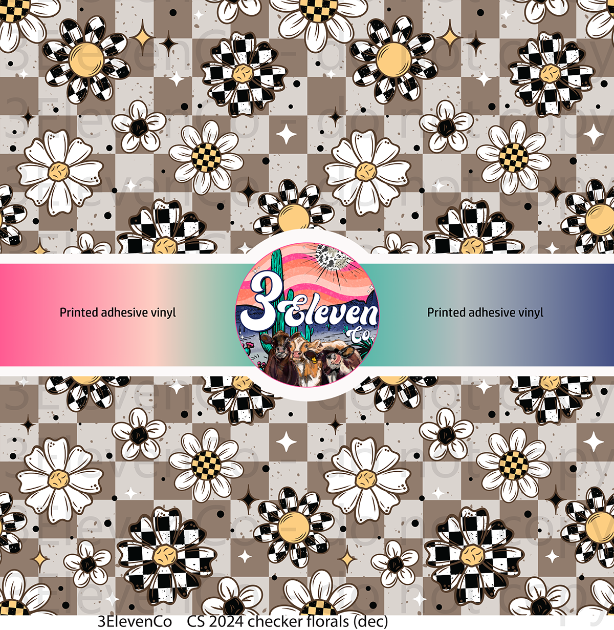 CS 2024 checker florals seamless (dec)