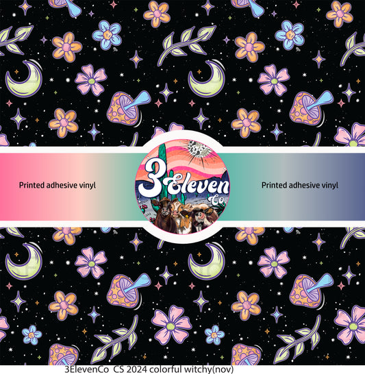 CS 2024 colorful witchy seamless vinyl sheet (nov)