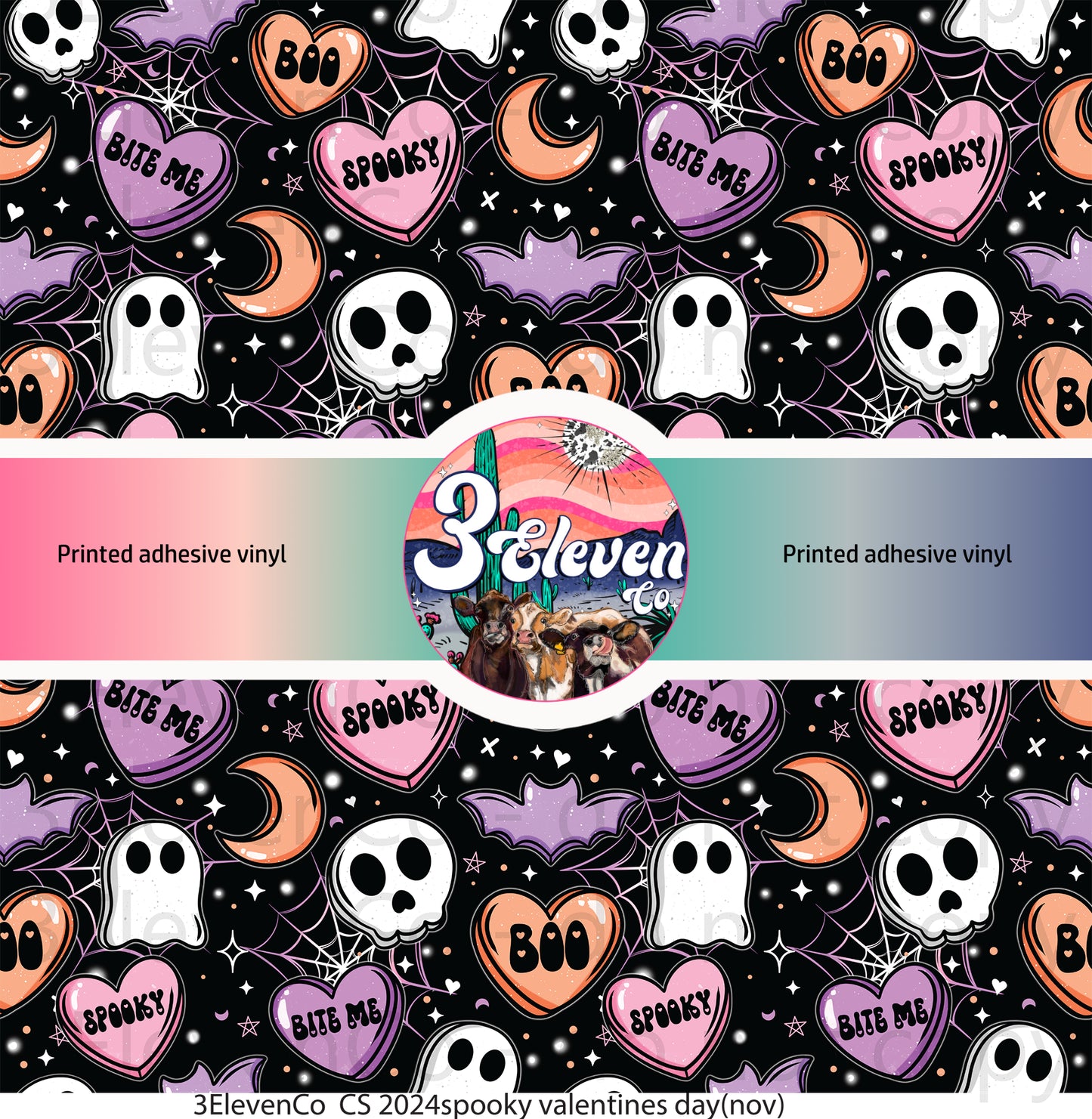 CS 2024 spooky valentine's day seamless vinyl sheet (nov)