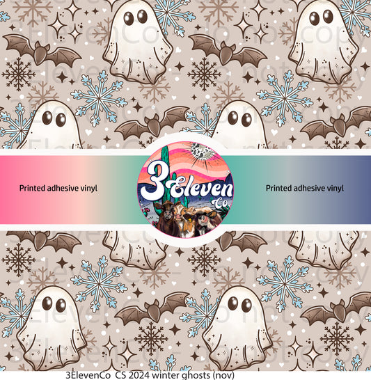 CS 2024 winter ghosts seamless vinyl sheet (nov)