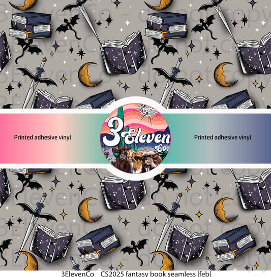 CS 2025 fantasy book seamless |feb|