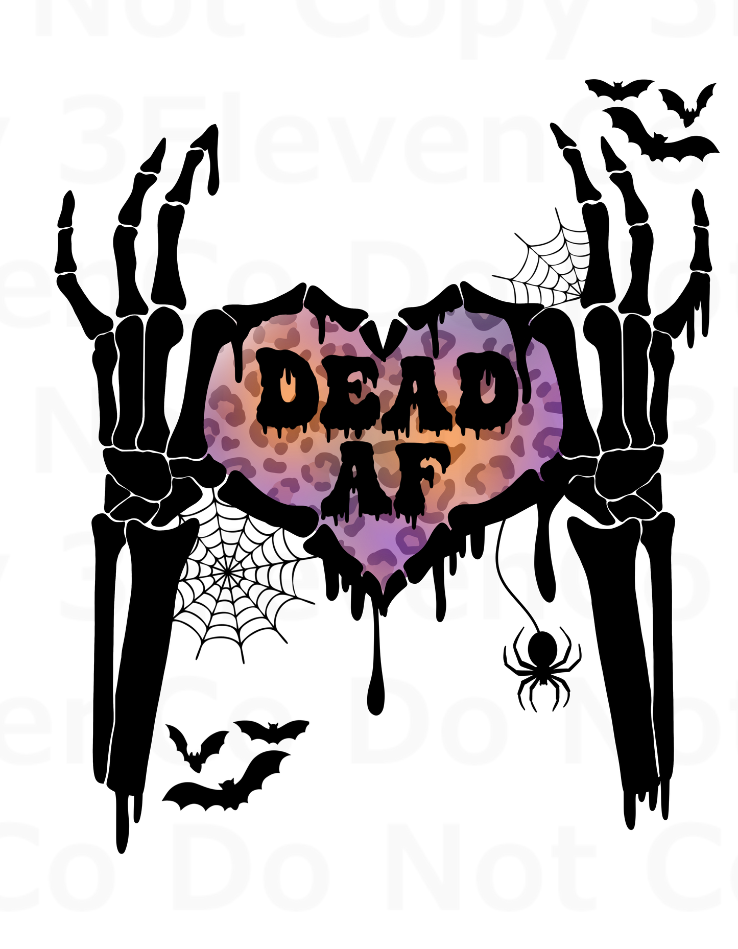 AZ dead af vinyl decal | UV DTF decal | DTF print