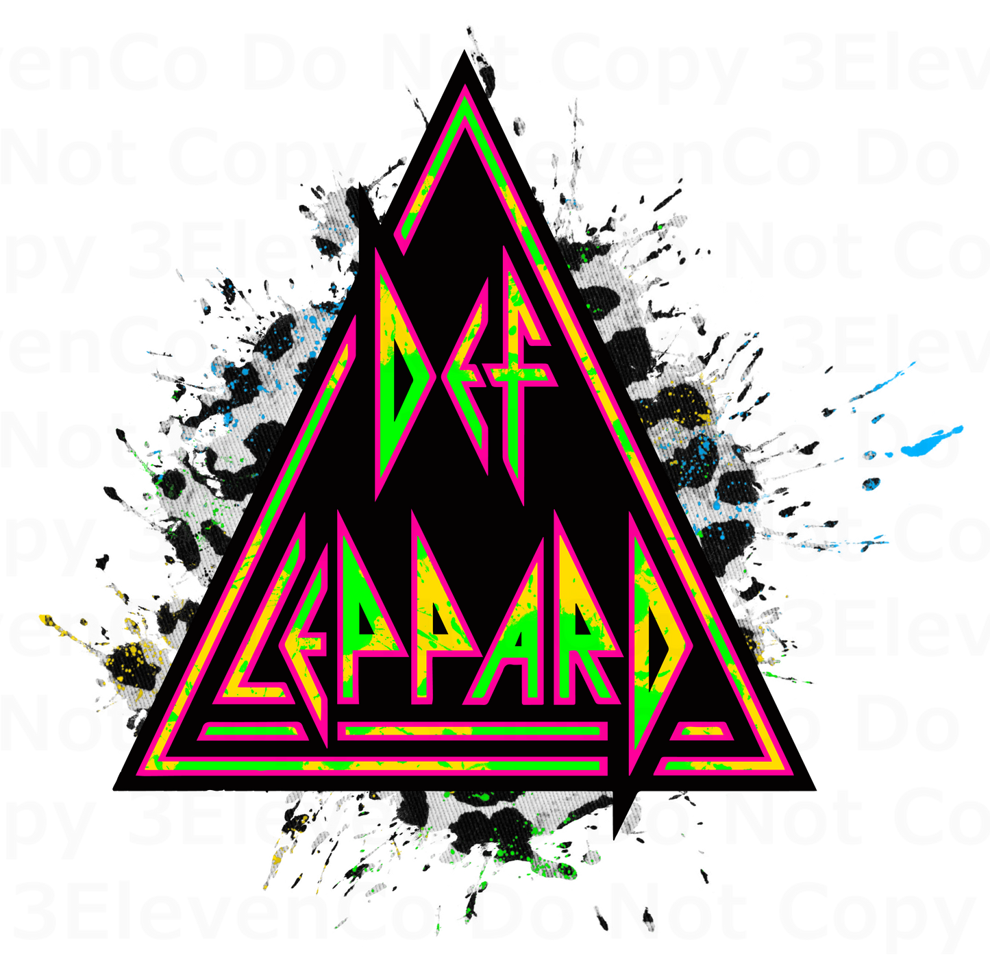 KD 2024 def leppard mo crew world tour vinyl decal | UV DTF decal | DTF print