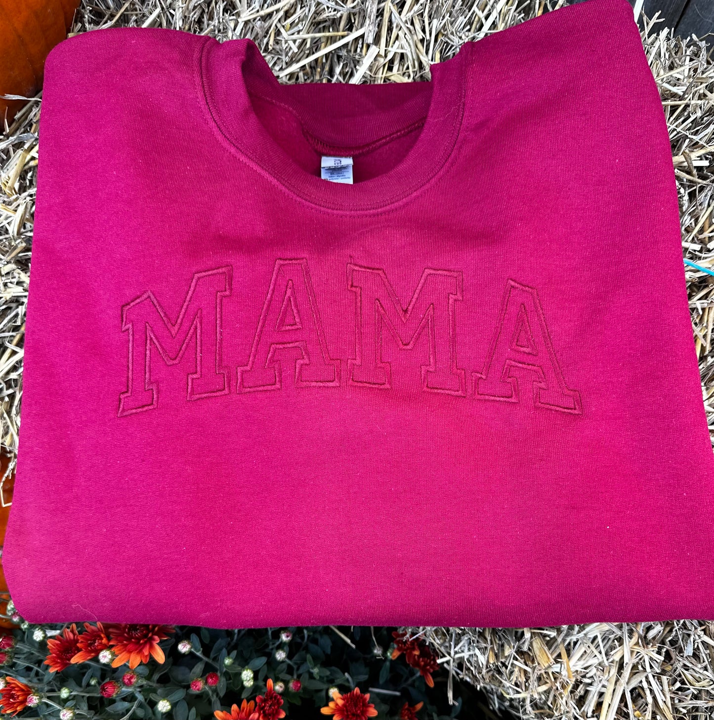 Mama embroidered tee or sweatshirt