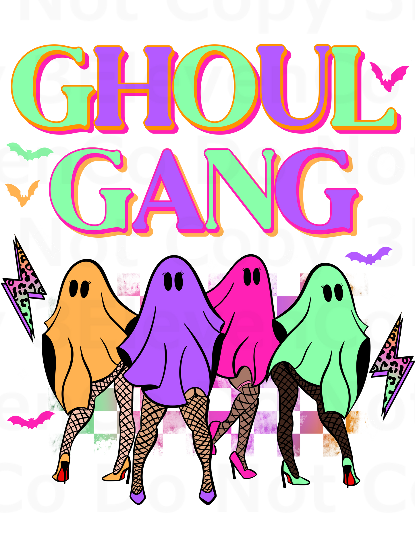 AZ ghoul gang vinyl decal | UV DTF decal | DTF print