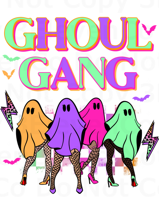 AZ ghoul gang vinyl decal | UV DTF decal | DTF print