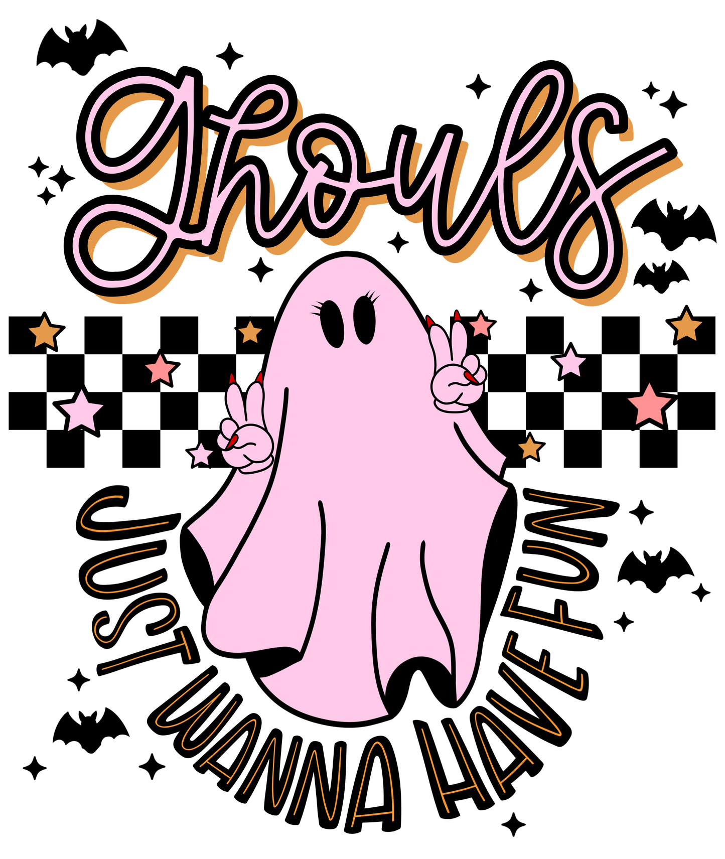 AZ ghouls just wanna have fun vinyl decal | UV DTF decal | DTF print