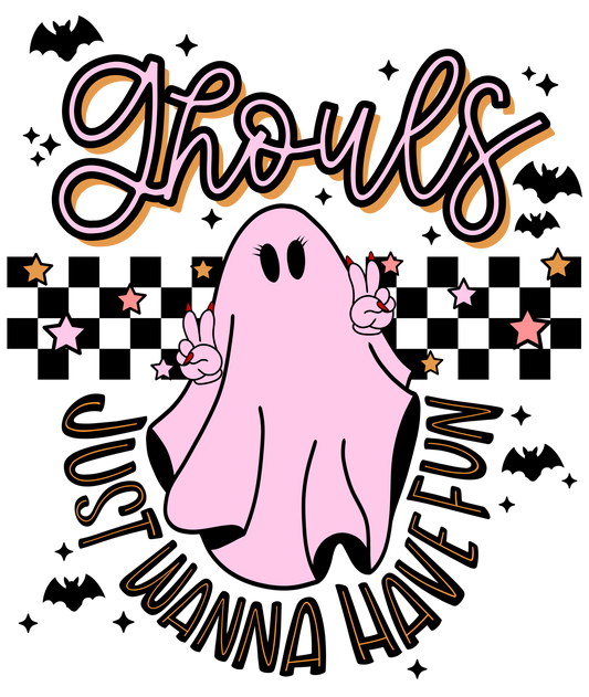 AZ ghouls just wanna have fun vinyl decal | UV DTF decal | DTF print