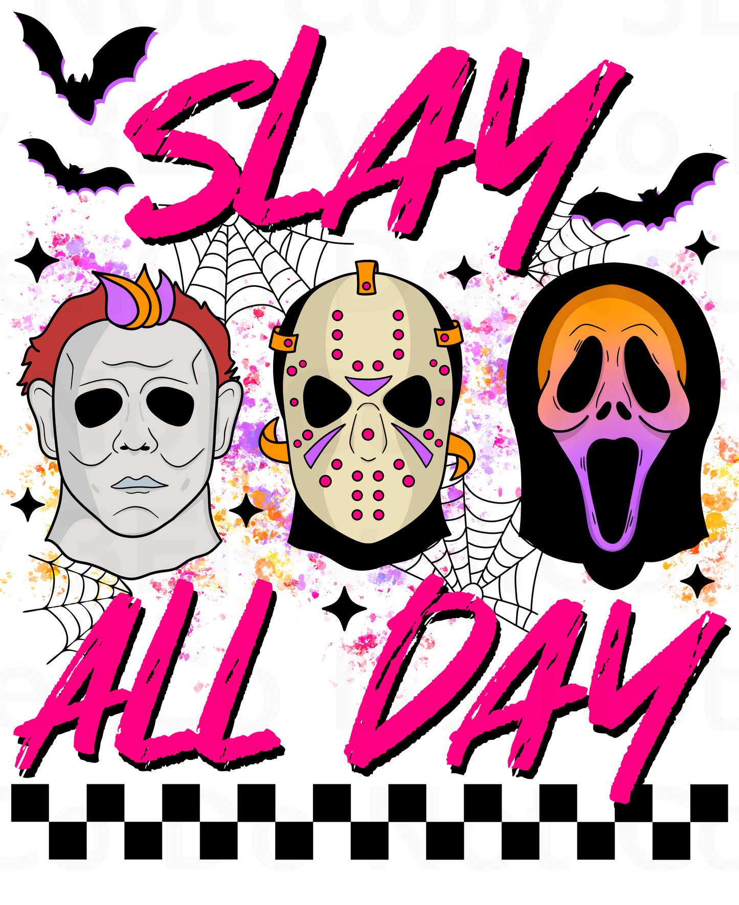 AZ slay all day vinyl decal | UV DTF decal | DTF print