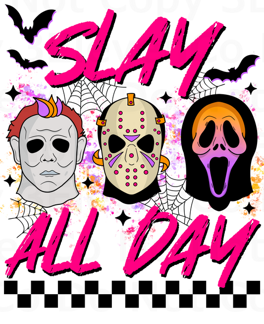 AZ slay all day vinyl decal | UV DTF decal | DTF print