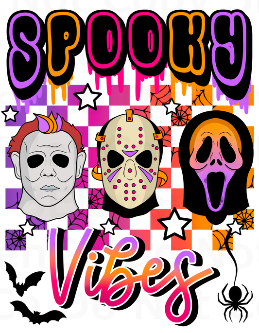 AZ spooky vibes vinyl decal | UV DTF decal | DTF print