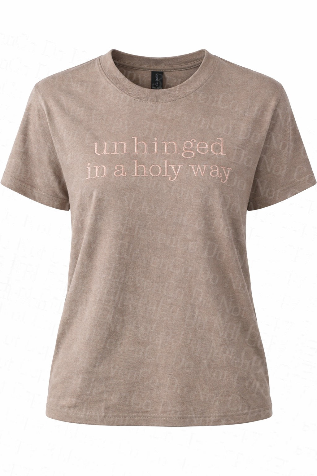 Unhinged in a holy way tee or sweatshirt