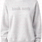 Book nerd embroidered tee or sweatshirt