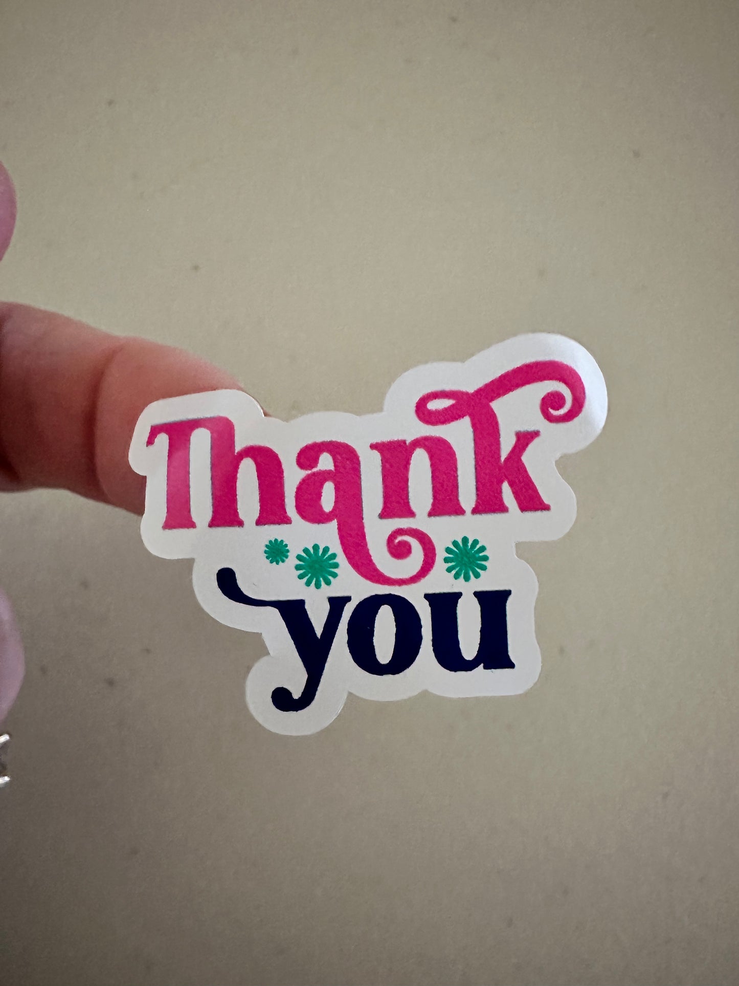 branded thank you stickers