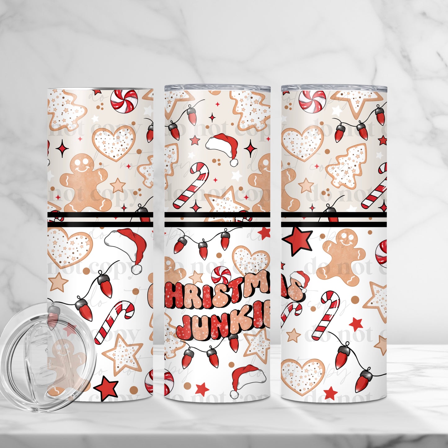 CS 2024 Christmas junkie vinyl sheet | decal | UV wrap sept