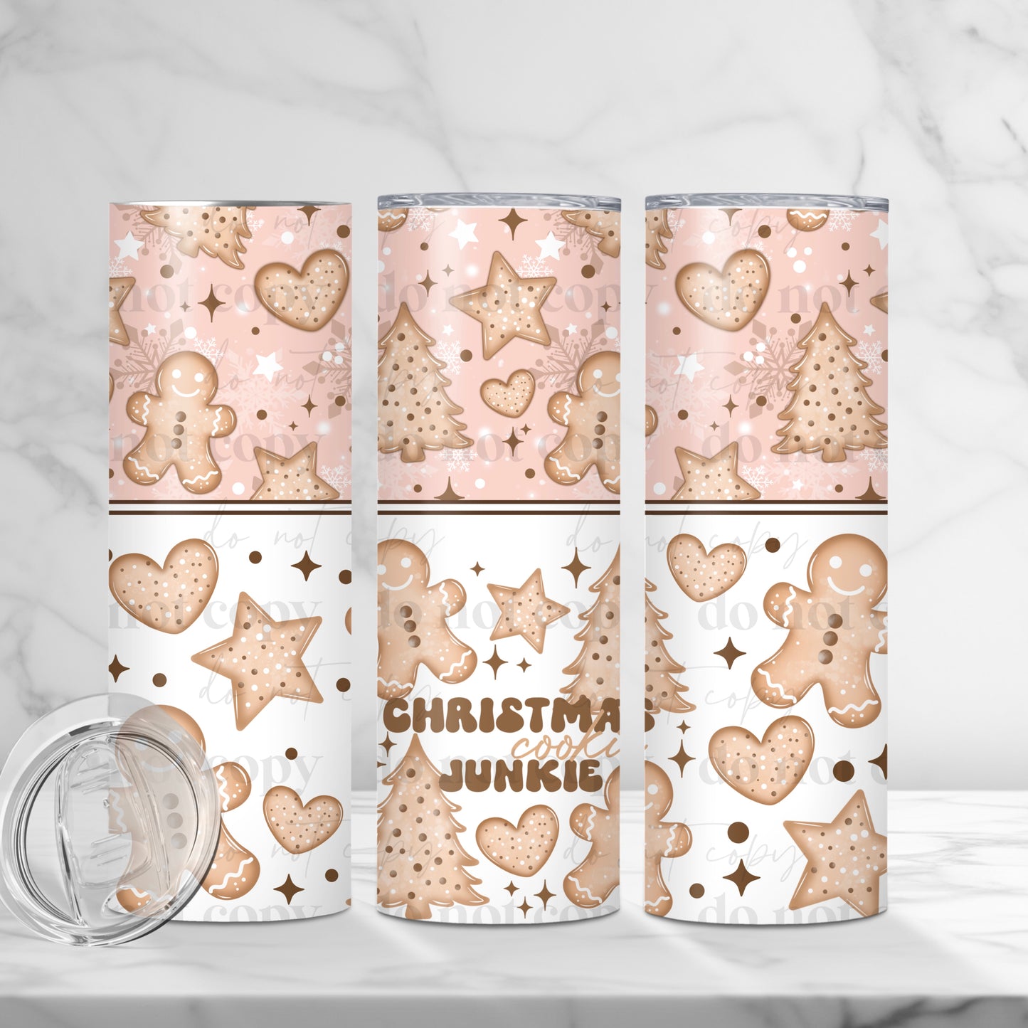 CS 2024 Christmas cookie junkie vinyl sheet | decal | UV wrap | DTF sept