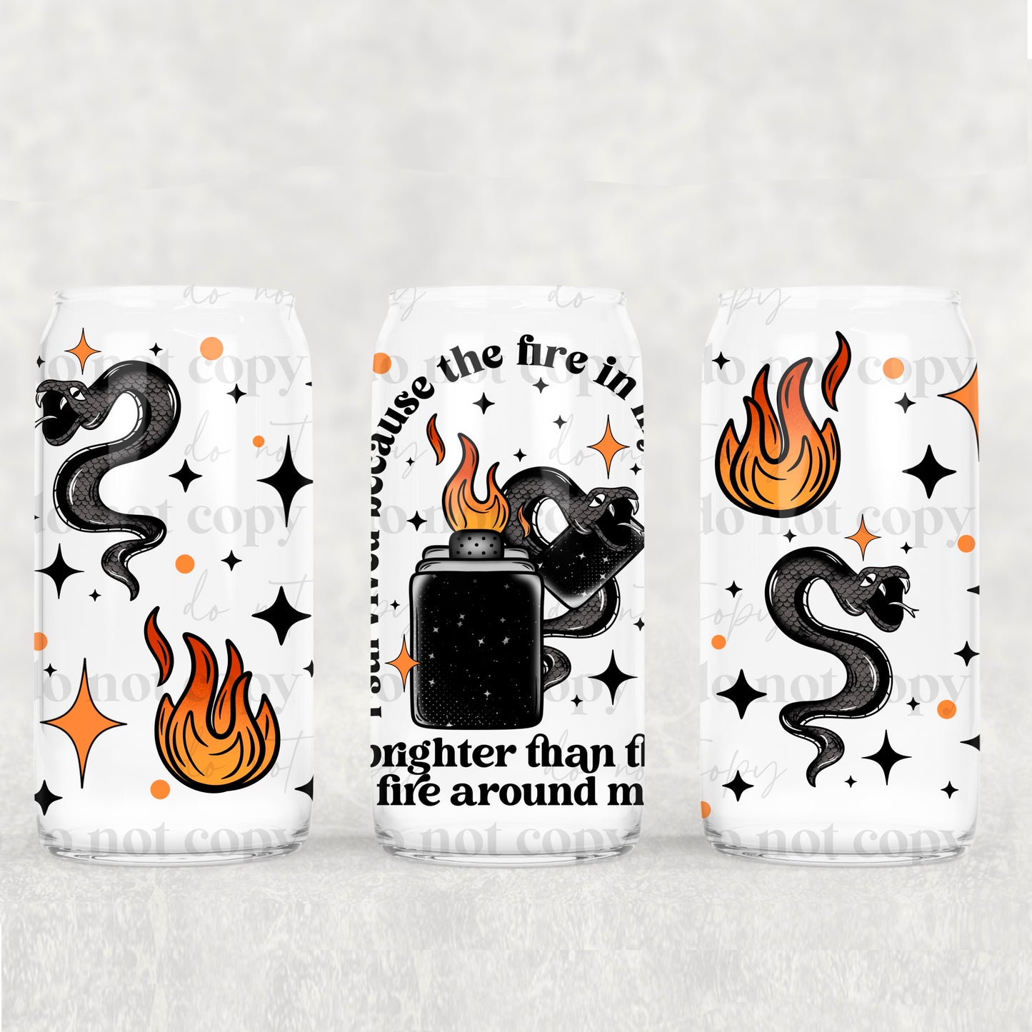 CS 2024 fire inside decal | UV DTF | DTF