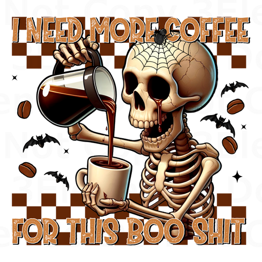 FDC 2024 need more coffee vinyl decal | UV decal | DTF print