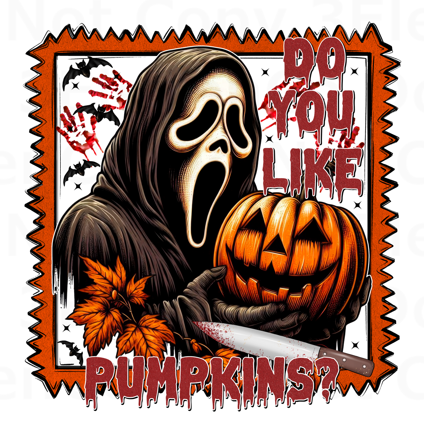 FDC 2024 do you like pumpkins? vinyl decal | UV decal | DTF print