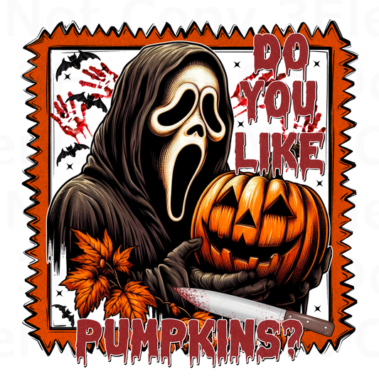 FDC 2024 do you like pumpkins? vinyl decal | UV decal | DTF print