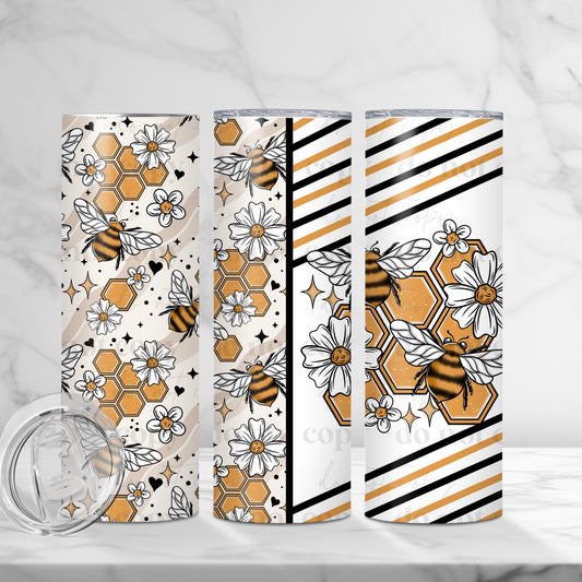 CS 2024 honeycomb bees 20 oz vinyl wrap | dec |