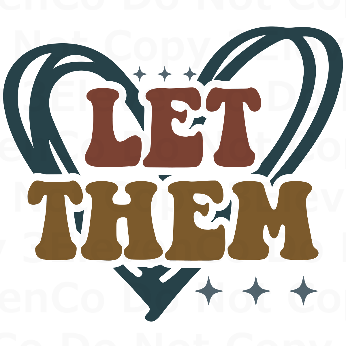 ED 2024 let them green vinyl decal | UV DTF decal | DTF print