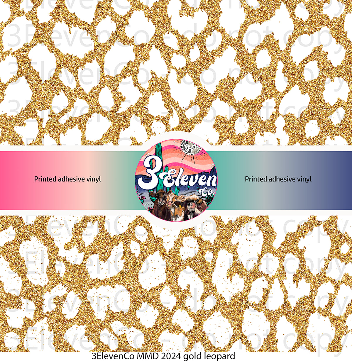 MMD 2024 gold leopard vinyl sheet