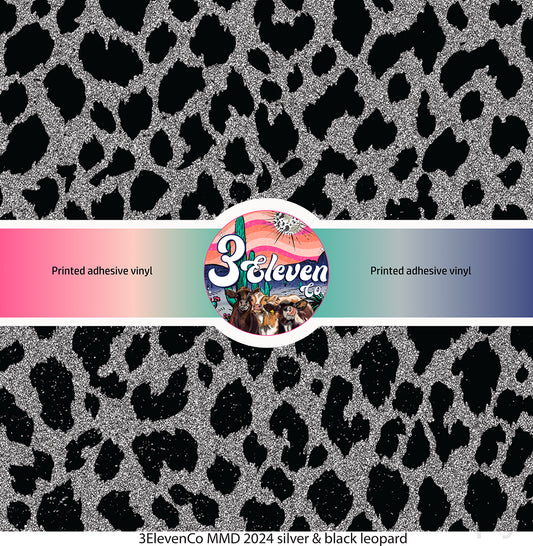 MMD 2024 silver & black leopard vinyl sheet