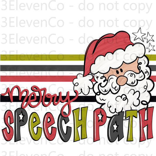 2024 OS merry speech path UV DTF decal | DTF print