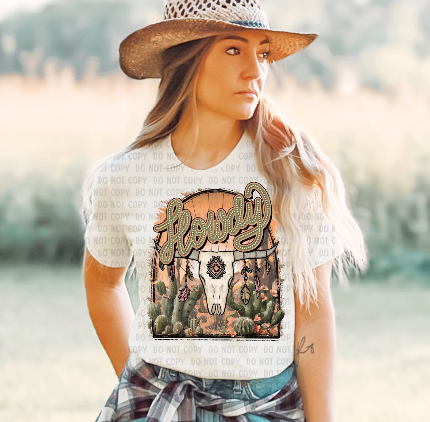 Howdy sublimation print