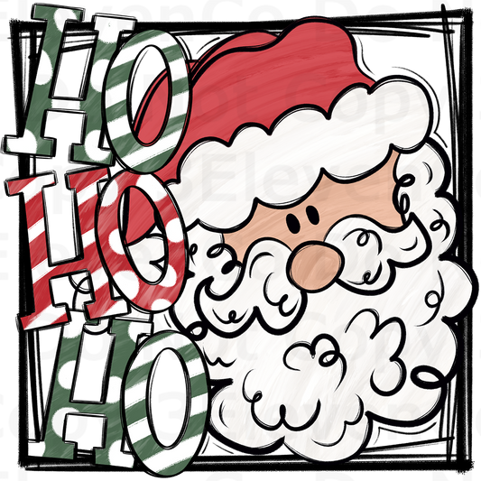 2024 OS HO HO HO UV DTF decal | DTF print