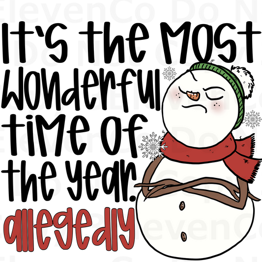 2024 OS cranky snowman UV DTF decal | DTF print