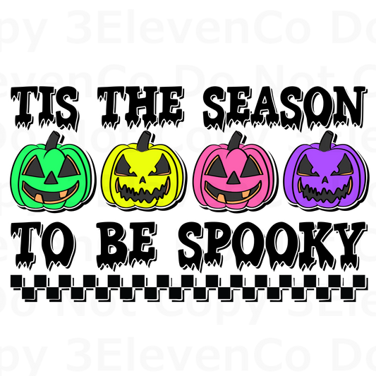 2024 tis the season to be spooky decal | UV DTF | DTF