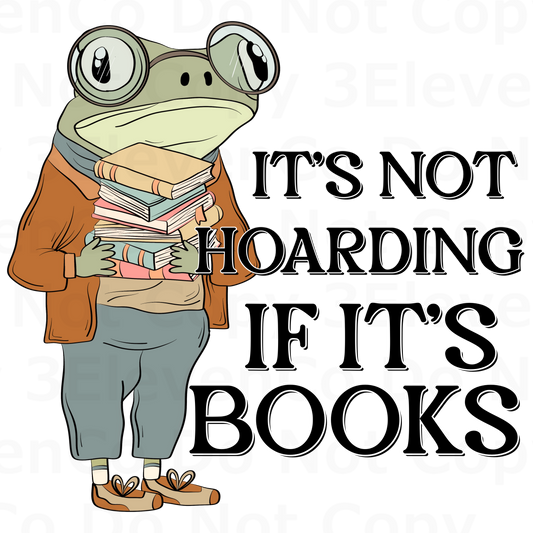 SC 2024 its not hoarding if its books vinyl decal | UV DTF decal | DTF print