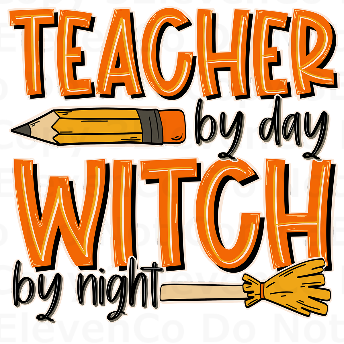 SD 2024 teacher by day vinyl decal | UV DTF decal | DTF print