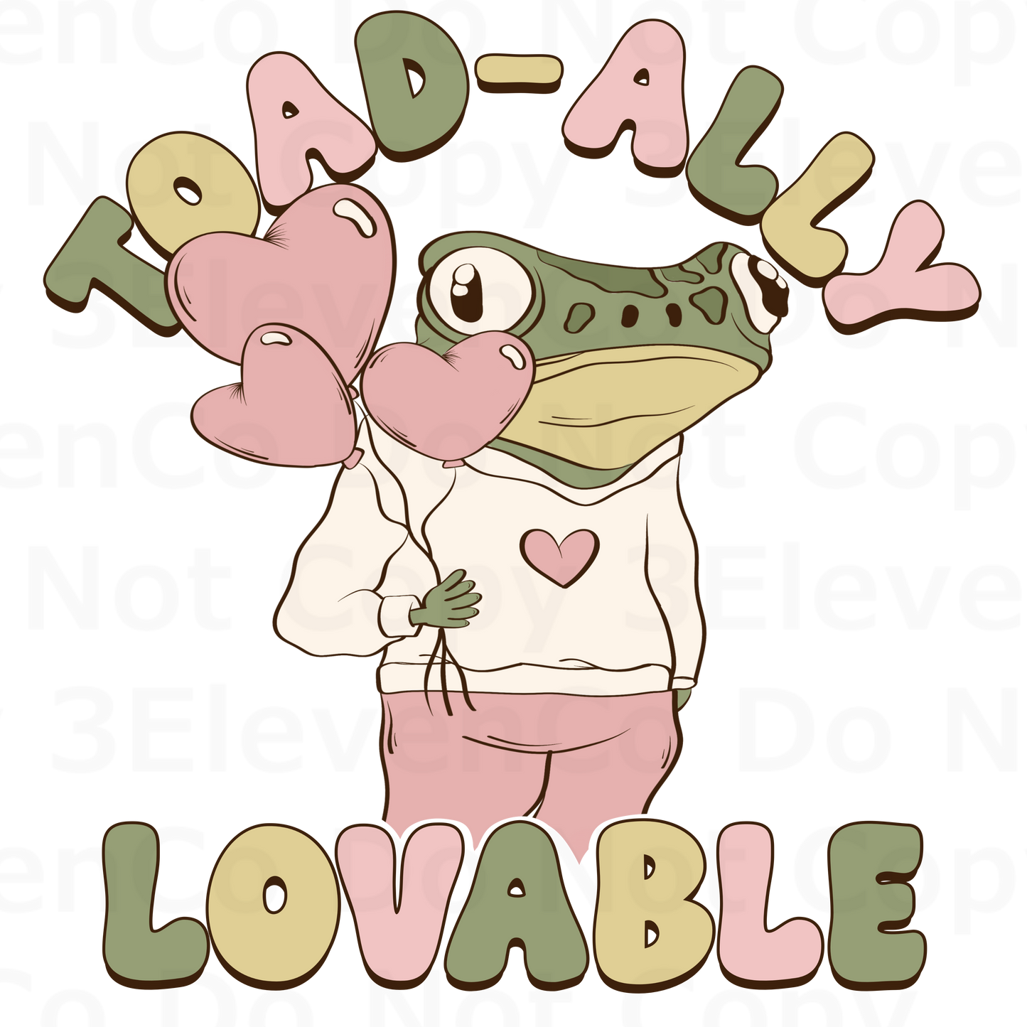 SC 2024 toad ally loveable vinyl decal | UV DTF decal | DTF print