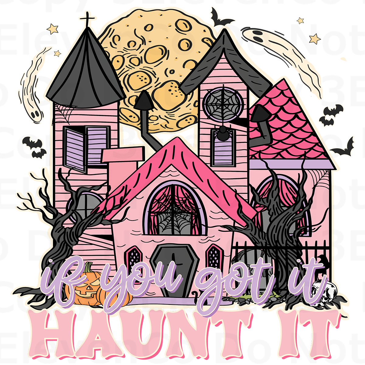 SD 2024 haunt it vinyl decal | UV DTF decal | DTF print