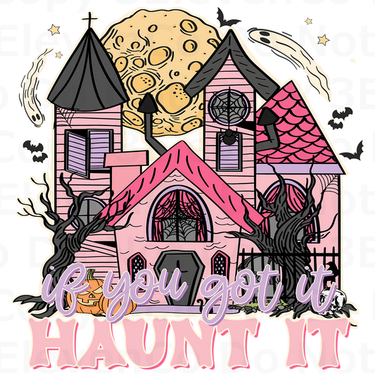 SD 2024 haunt it vinyl decal | UV DTF decal | DTF print