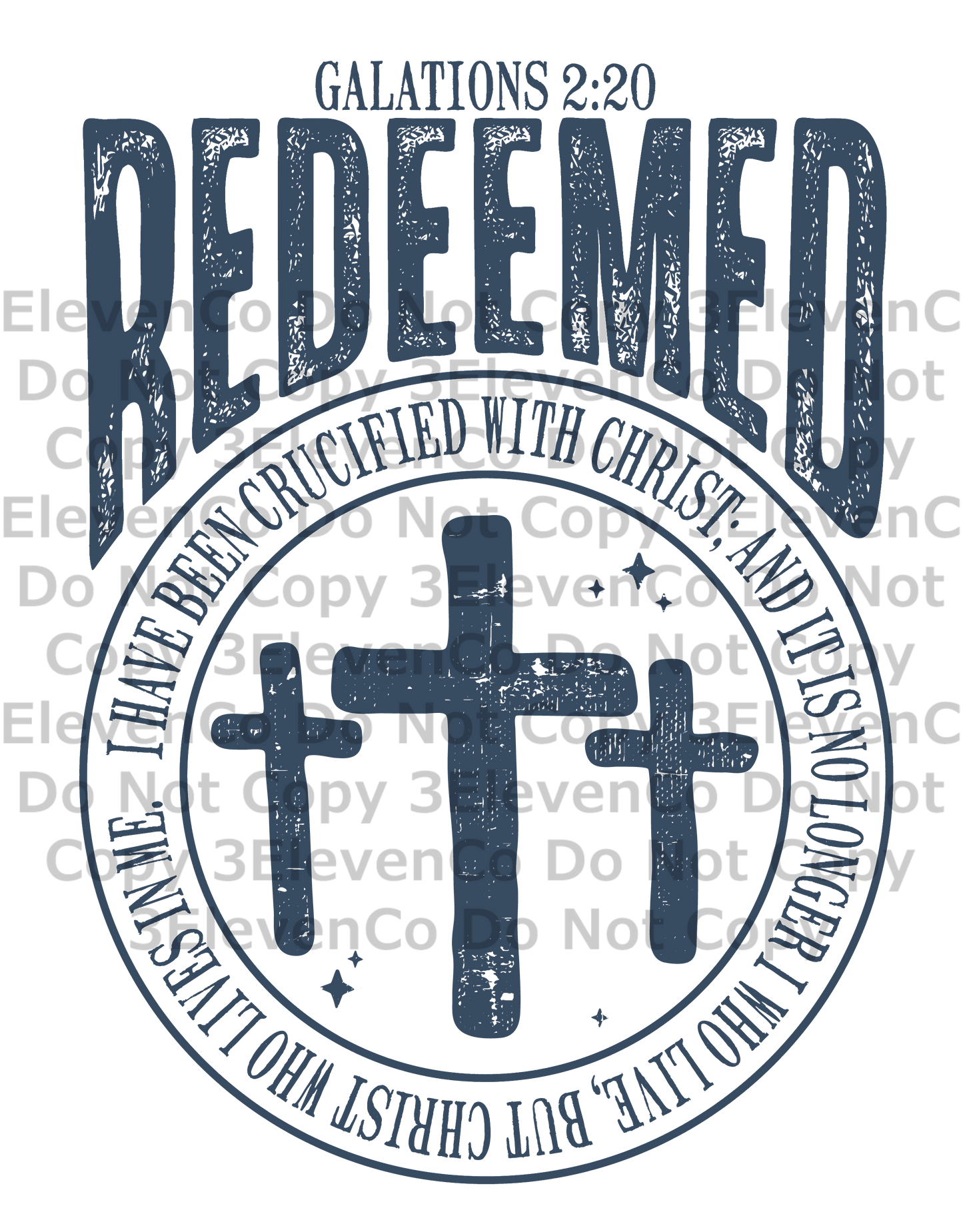 Redeemed4 vinyl decal | UV DTF decal | DTF print